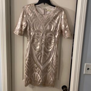 Gianni Bini- Sequin above the knee dress